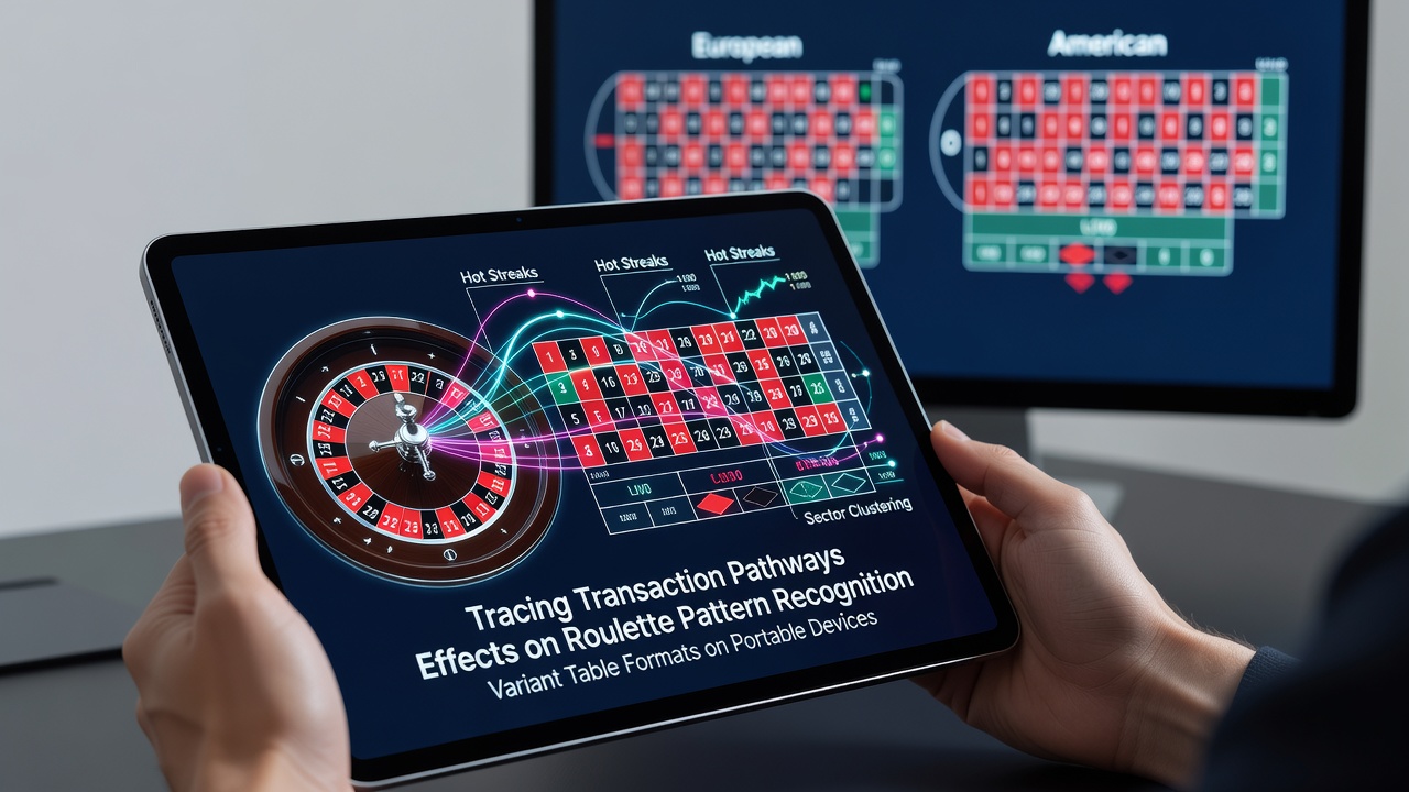 Darstellung von Transaktionspfaden in mobilen Roulette-Apps mit Fokus auf Zahlungsverarbeitung und Musteranalyse